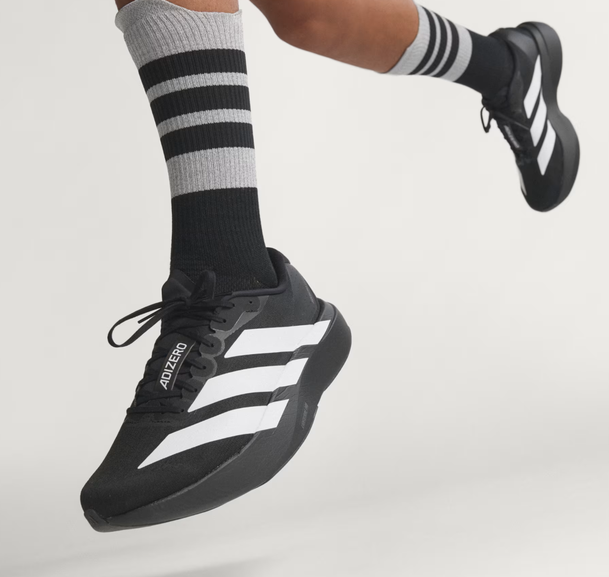 Adidas Adizero Evo SL Running Shoes - Core Black/Cloud White (Premium Edition)