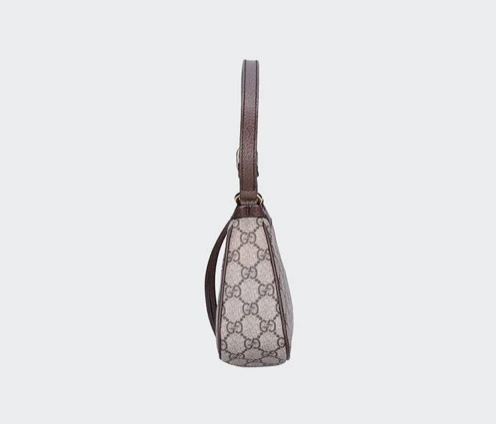Premium Vintage Style GG Monogram Shoulder Bag with Web Stripe