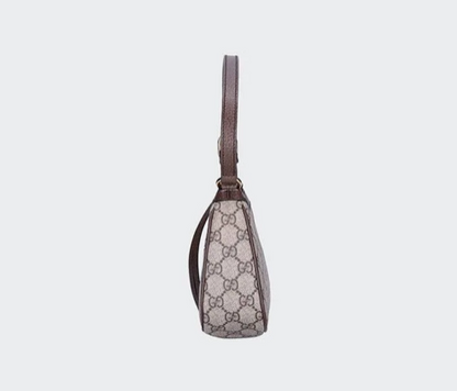 Premium Vintage Style GG Monogram Shoulder Bag with Web Stripe