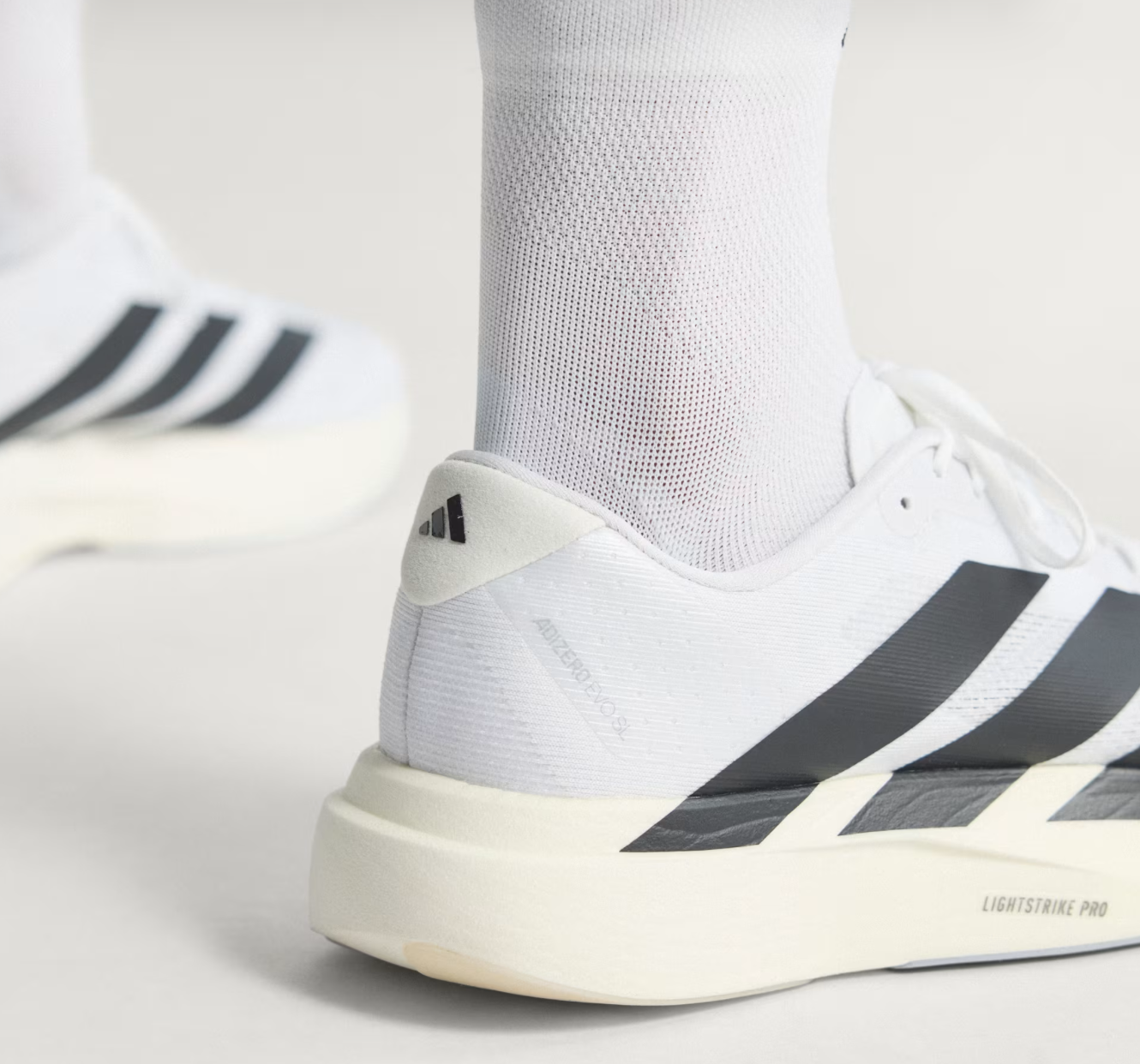 Adidas Adizero Evo SL Running Shoes - Core Black/Cloud White (Premium Edition)