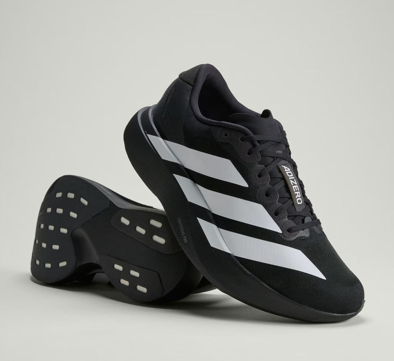 Adidas Adizero Evo SL Running Shoes - Core Black/Cloud White (Premium Edition)