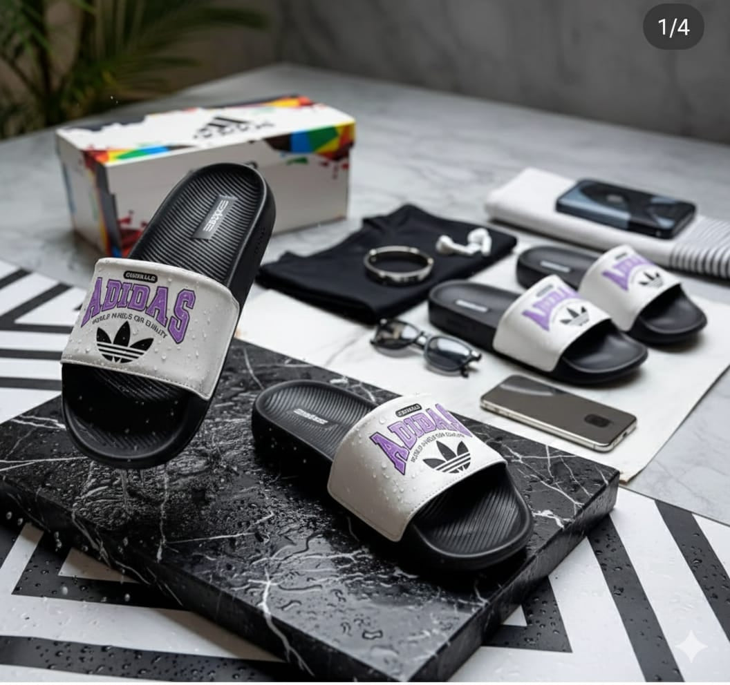 Premium Adidas Graphic Slides - Comfortable Summer Footwear