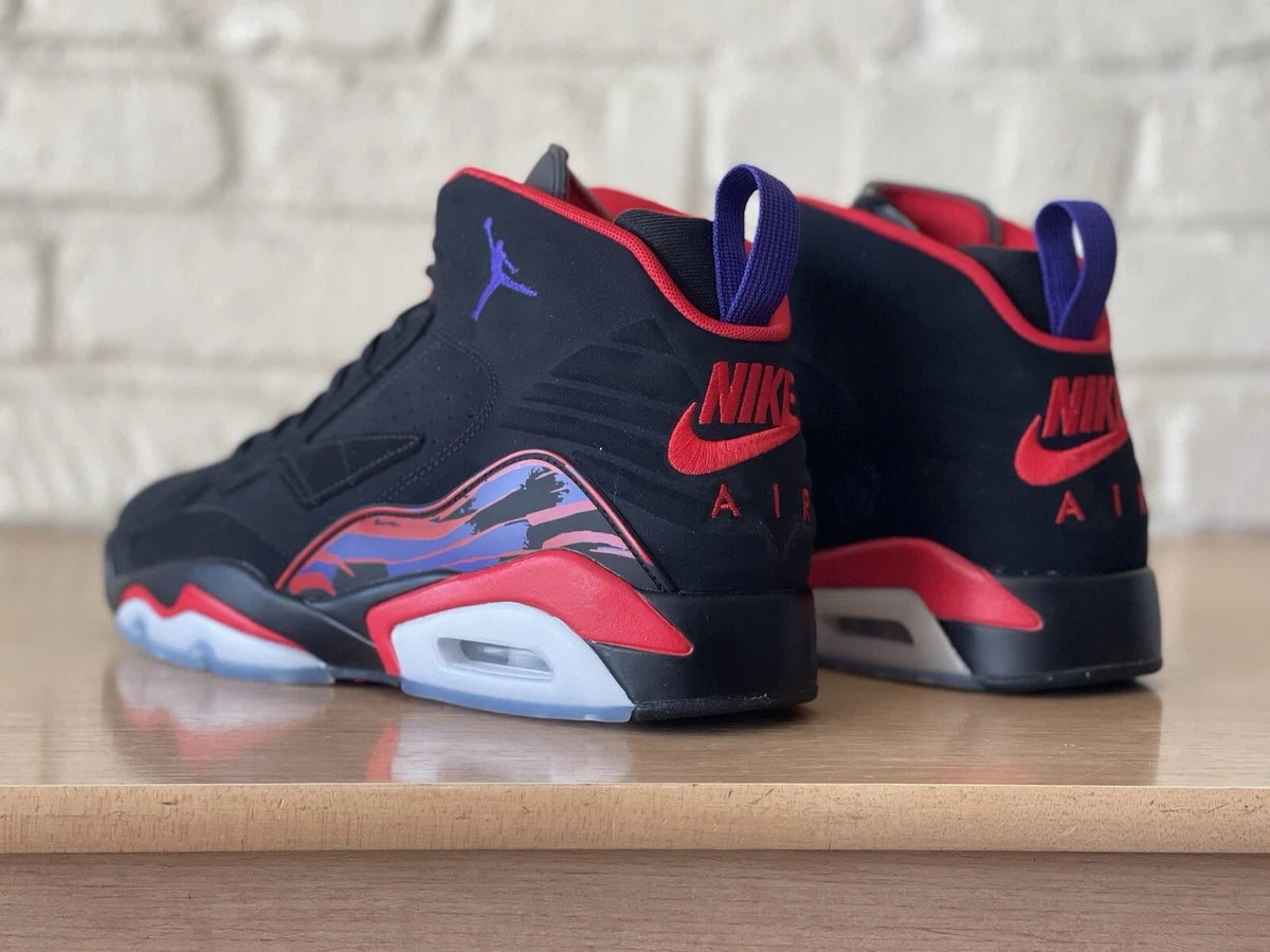 Air Jordan MVP 678 "Raptors" - Black/University Red Men's Basketball Shoes