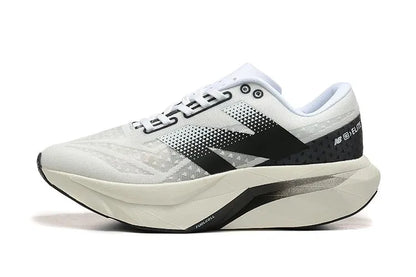 New Balance SC Elite White & Black - High-Speed Marathon Running Shoes