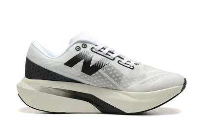 New Balance SC Elite White & Black - High-Speed Marathon Running Shoes