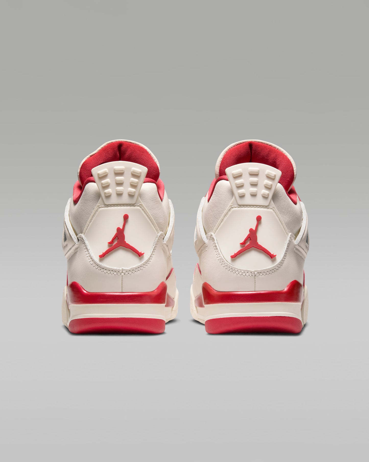 Hype Sneakers: Air Jordan 4 Retro White/Red for Men
